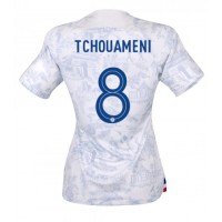 Ženski Nogometni dresi Francija Aurelien Tchouameni #8 Gostujoči SP 2022 Kratek Rokav